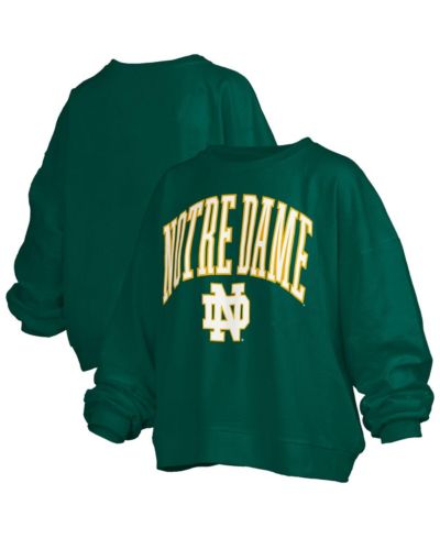 Pressbox Женский безразмерный свитшот с логотипом Notre Dame Fighting Irish Janise Arch Over