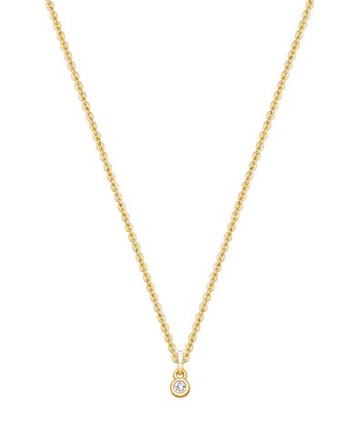 Золотой бриллиантовый кулон Tiny Blessings 14K My 1st Diamond