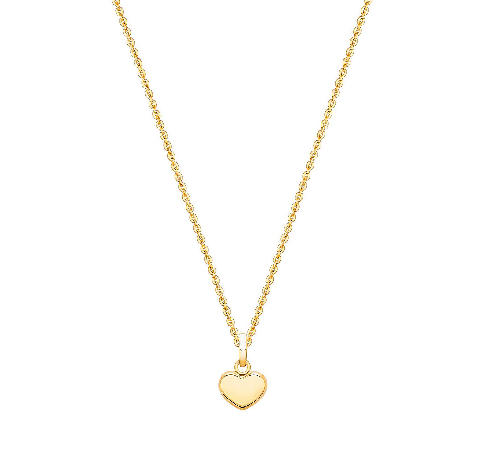 Tiny Blessings 14K Gold Modern Heart Necklace