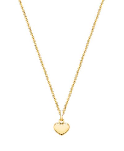 Tiny Blessings 14K Gold Modern Heart Necklace