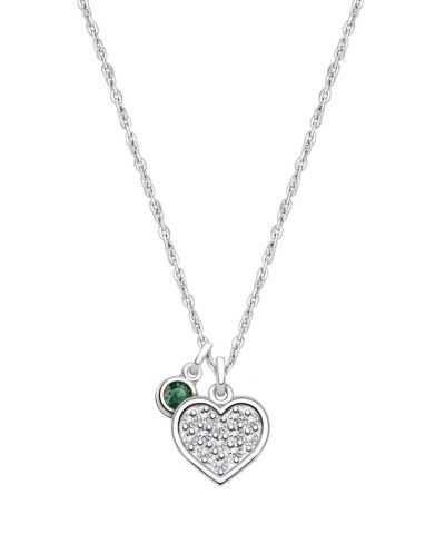Tiny Blessings Sterling Silver Oh So Loved Birthstone Necklace