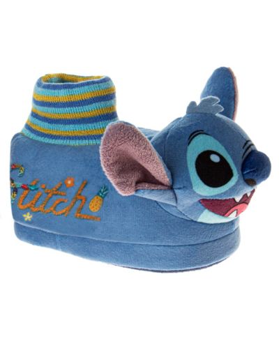 Детские тапочки Disney Stitch мягкие плюшевые