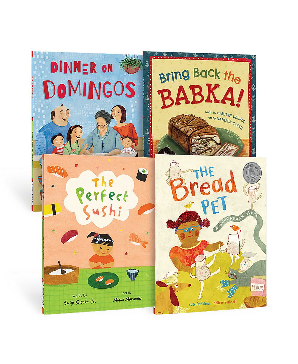 Barefoot Books комплект из 4 книг Food and Family для 2 класса