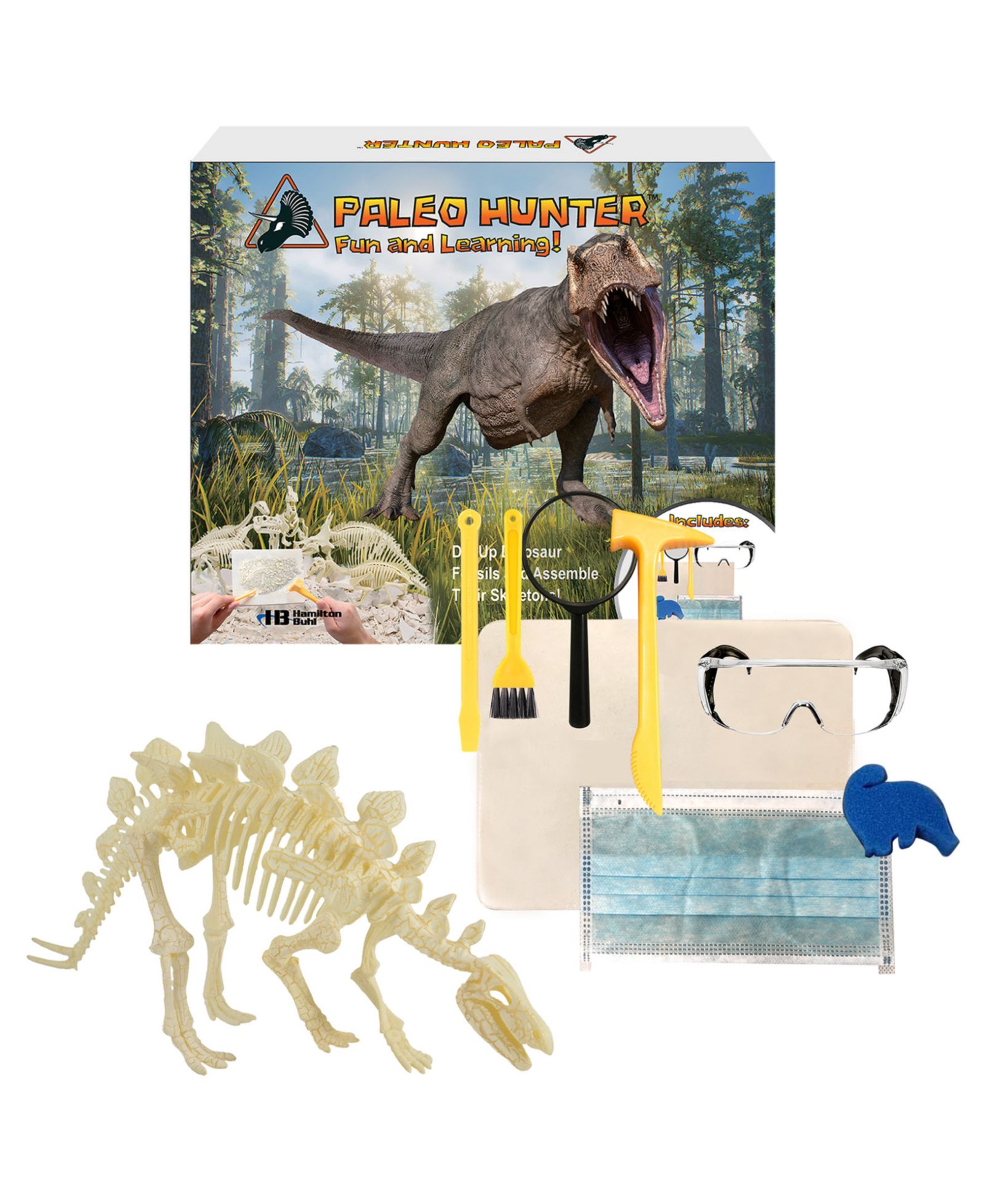 Набор для археологических раскопок HamiltonBuhl Paleo Hunter Stegosaurus STEAM Education