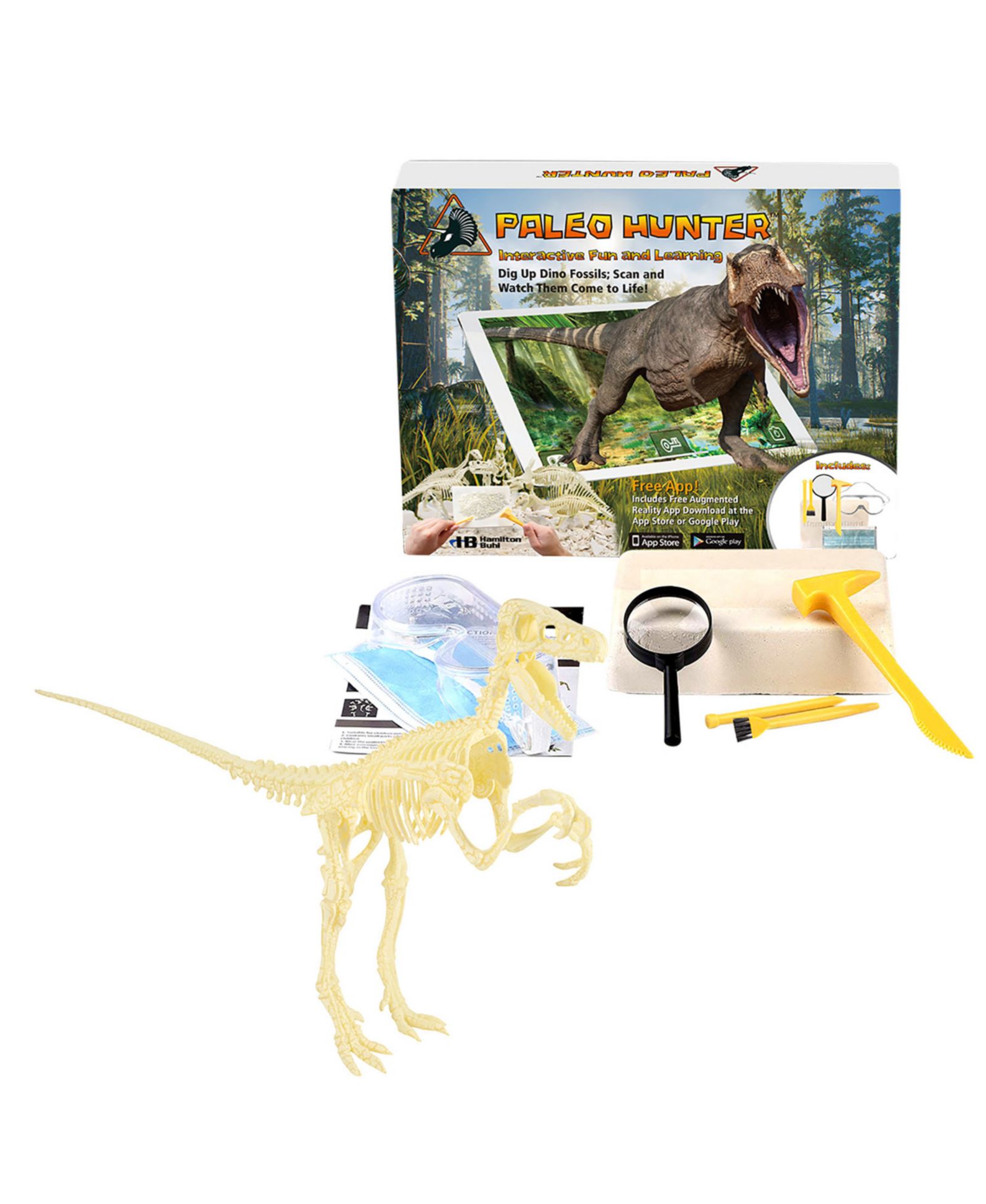 HamiltonBuhl набор для раскопок Paleo Hunter Velociraptor Rex