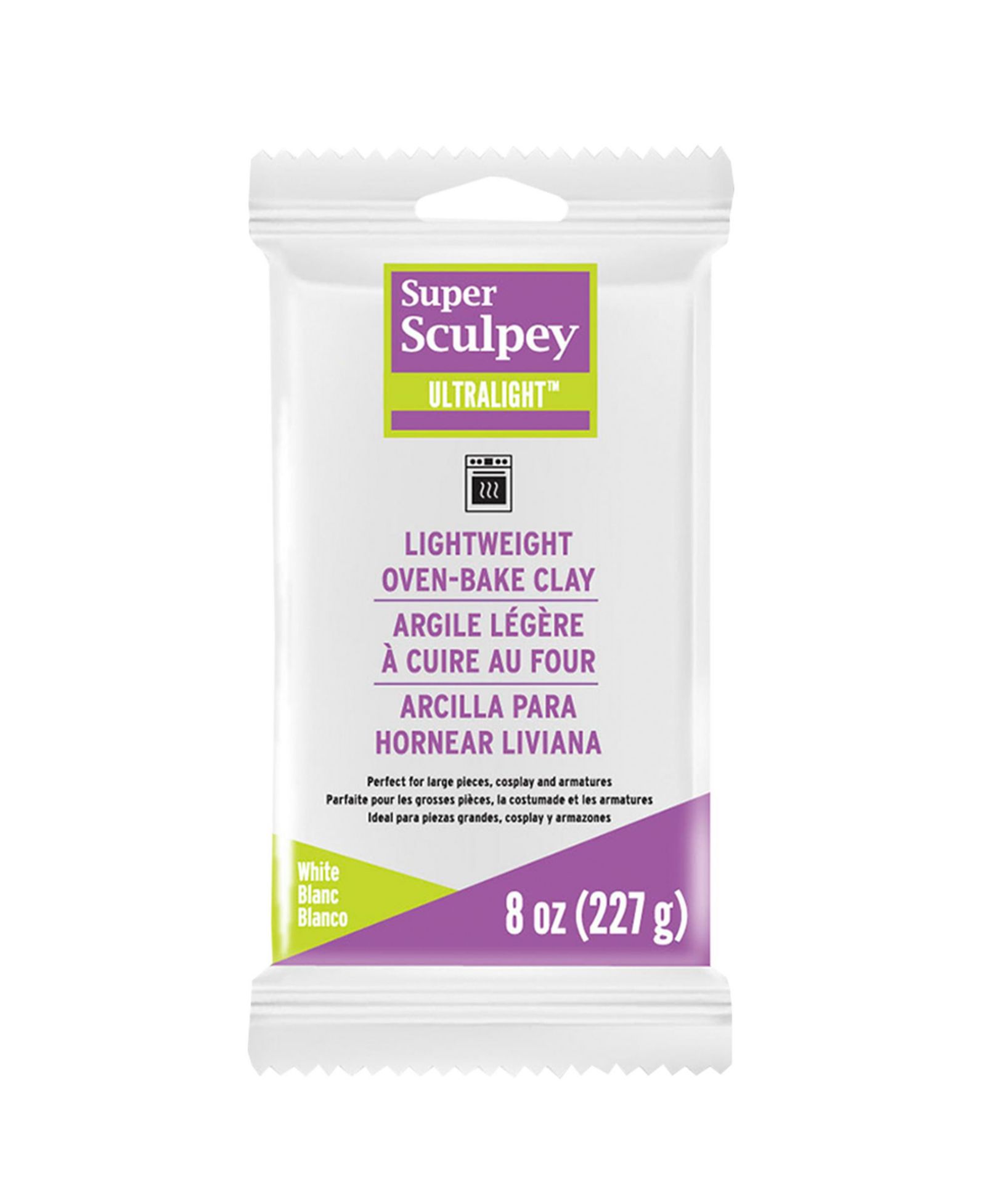 Super Sculpey Ultralight: White - 8oz