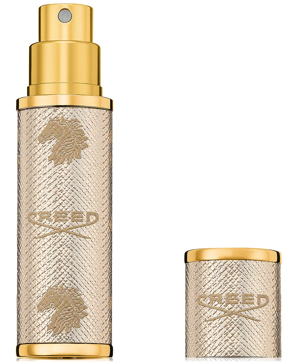CREED Сменный дорожный атомайзер для парфюма Leather, Gold, 0.16 oz.