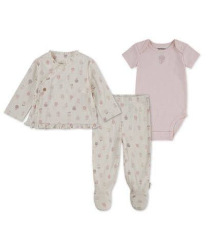 Детский комплект из боди, кардигана и брюк Huggies для девочек, 3 предмета