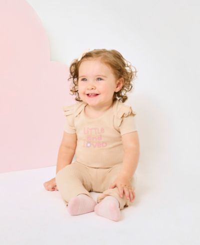 Детские боди Huggies для девочек с коротким рукавом, набор из 3 штук