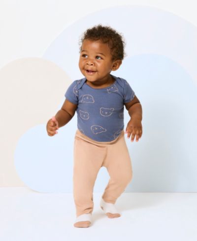 Huggies Baby Boys' Short-Sleeve Bodysuits, 3-Pack Set