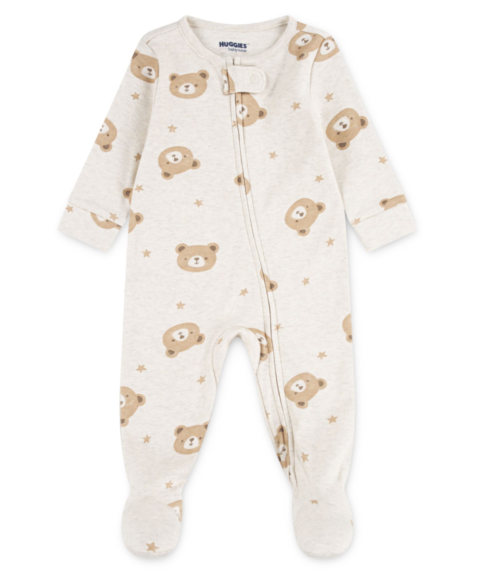 Huggies Baby Boys' Printed Footed Coverall