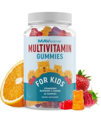 Multivitamin Gummies for Kids, All Natural, MAV Nutrition, 60ct