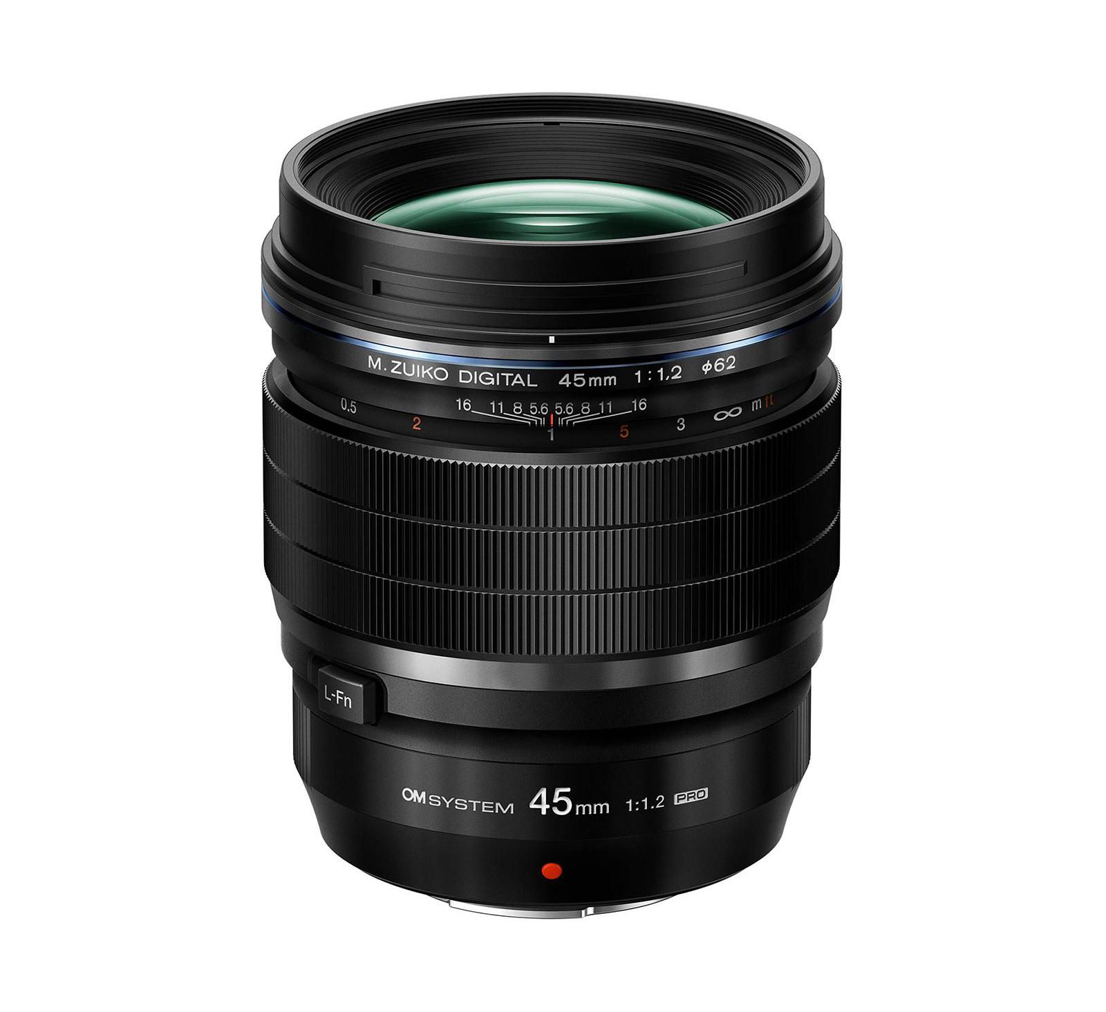 Om System M.Zuiko Digital Ed 45mm f/1.2 Pro Lens for Micro Four Thirds