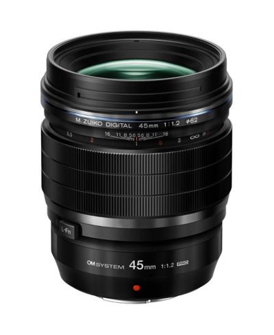 Om System M.Zuiko Digital Ed 45mm f/1.2 Pro Lens for Micro Four Thirds