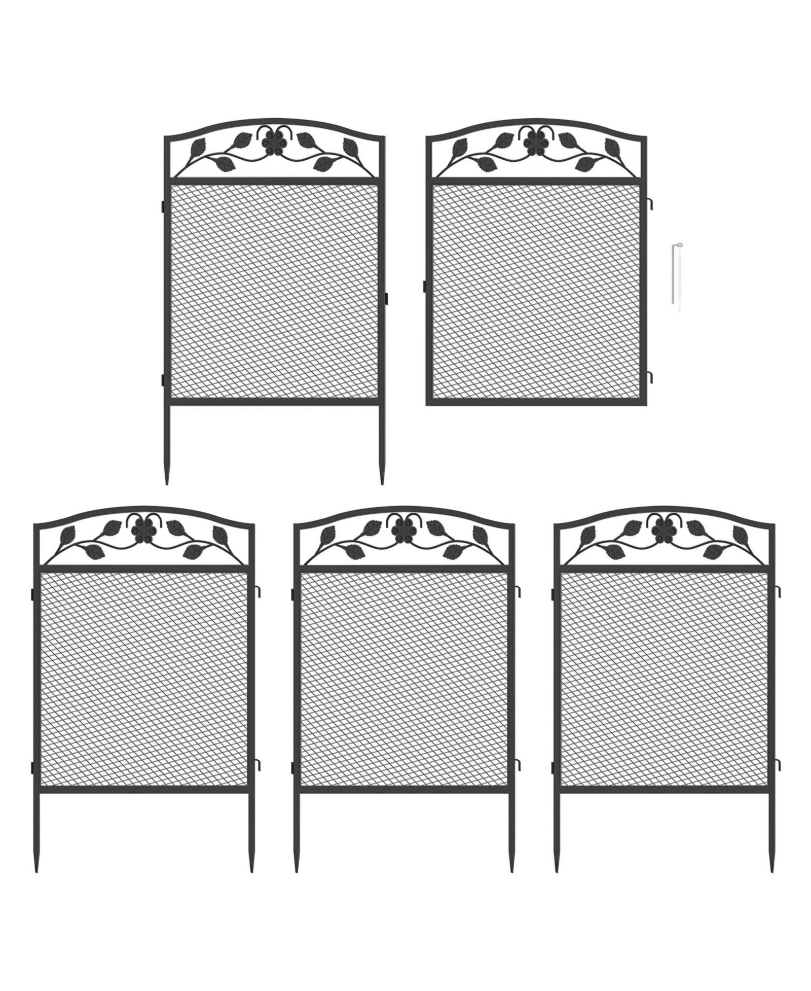 BINGOPAW Heavy-Duty Dog Playpen Foldable Metal Exercise & Garden Fence