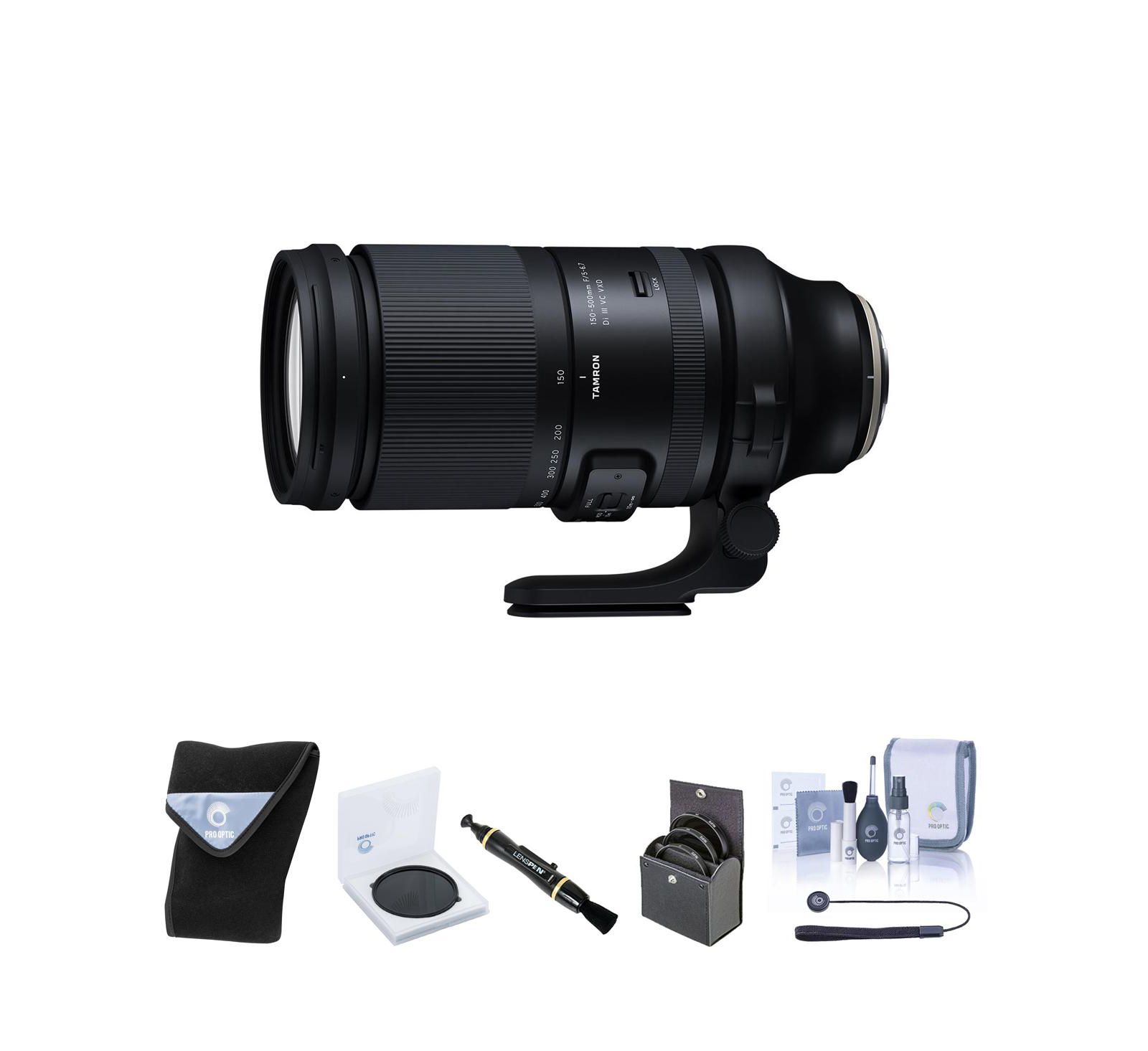 Tamron 150-500mm f/5-6.7 Di III VC VXD Lens for Fujifilm X  w/82mm Filters