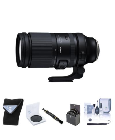 Tamron объектив 150-500mm f/5-6.7 Di III VC VXD для Fujifilm X в комплекте с набором фильтров 82 мм, фильтром ND 82 мм, чехлом для объектива, средством для чистки и набором для ухода