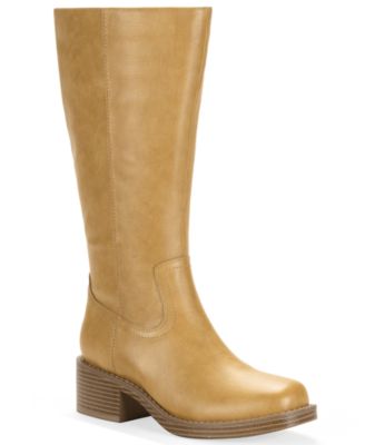 Женские высокие сапоги Wild Pair Women's Warblerr Wide Calf Square Toe