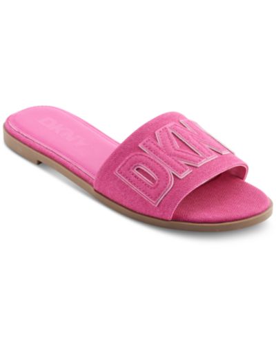 DKNY Women's Willow Slide Slip-On Flats Sandals
