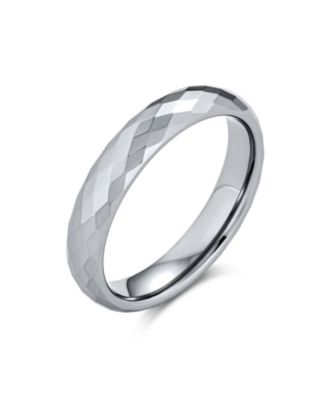 Bling Jewelry кольцо из титана с многогранной огранкой