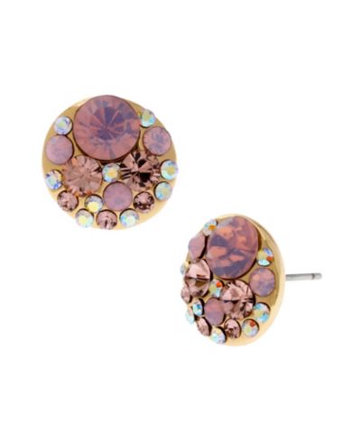 Серьги-гвоздики Betsey Johnson с имитацией камня