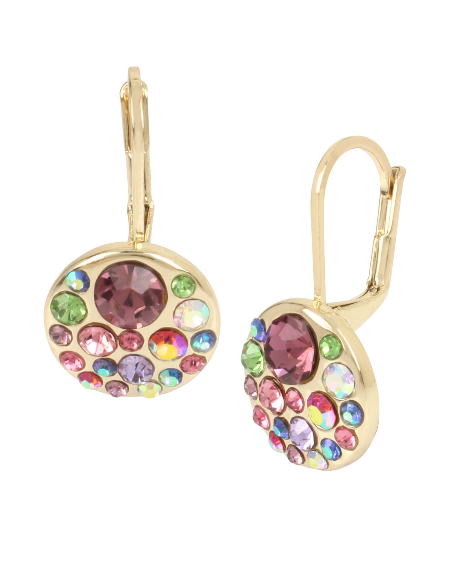 Betsey Johnson круглые серьги-подвески с искусственным камнем