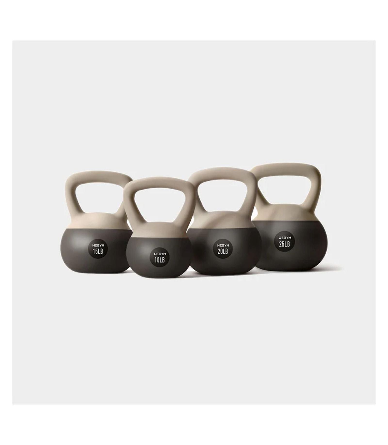 Soft Kettlebell 4pc Set - 10, 15, 20, 25 lbs