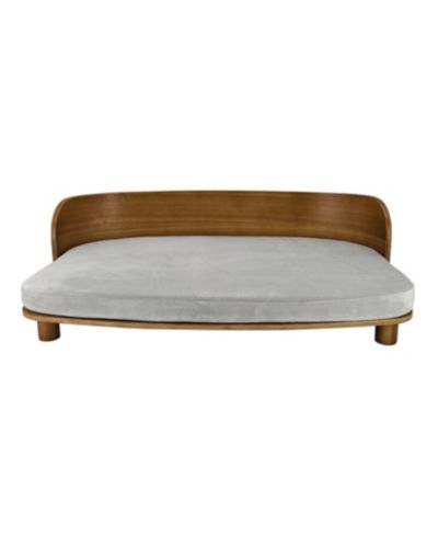BINGOPAW Wooden Bed Stool For Dogs&Cats With Pad