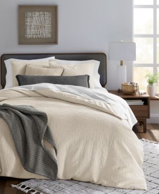 Oake Layered Horizons 3-Pc. Duvet Set, King, Exclusively for Macy's