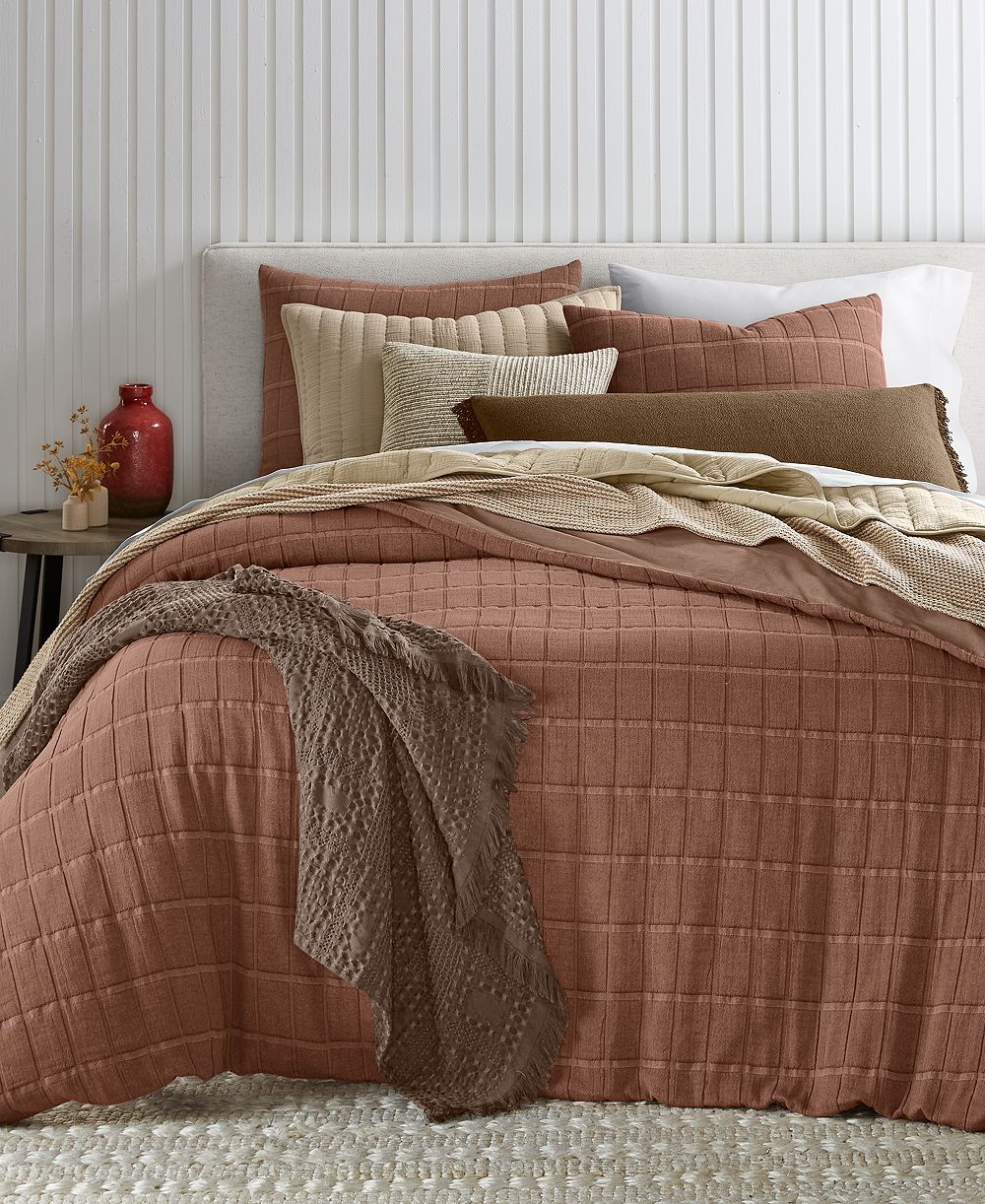 Комплект из 3-х одеял Oake Textured Check, King