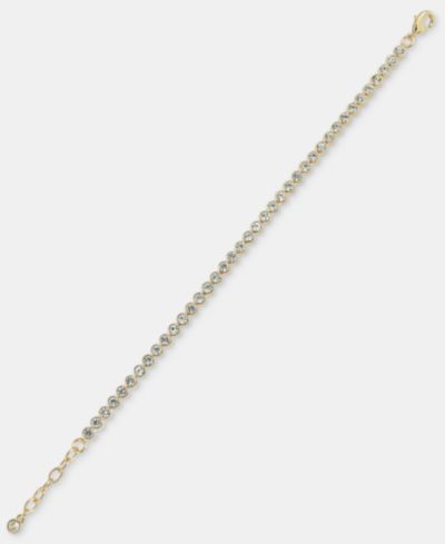 On 34th Crystal Tennis Bracelet, Macy's Exclusive