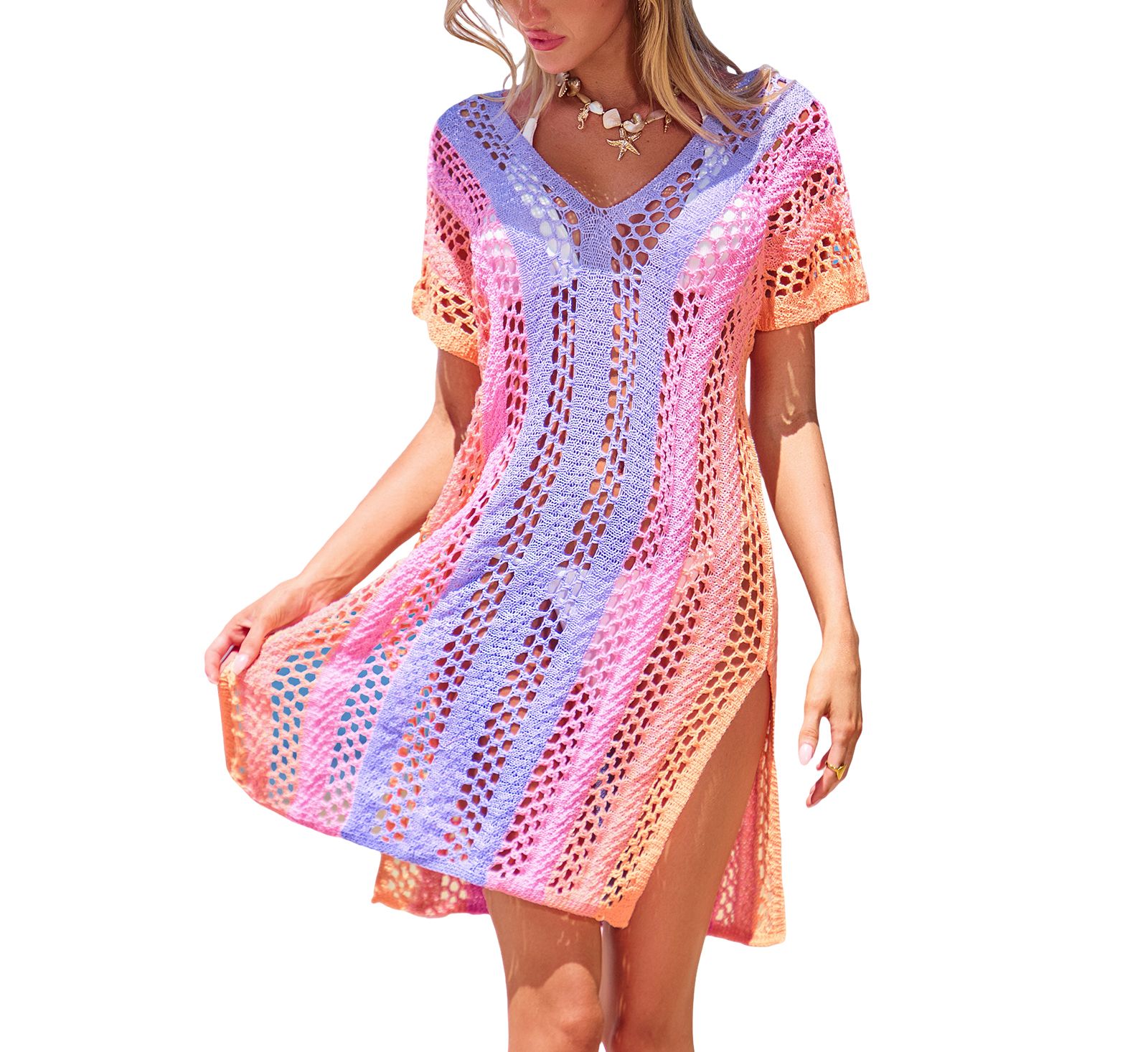 Женское платье-накидка Cupshe Berry Sorbet Ombre