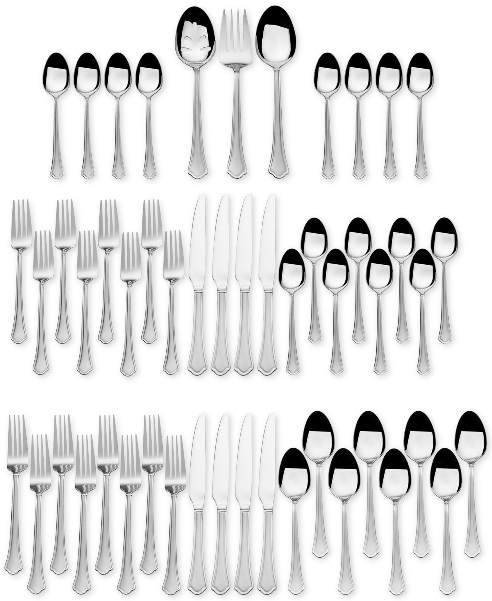 International Silver Capri Frost 51 Pc. Flatware Set, Service for 8