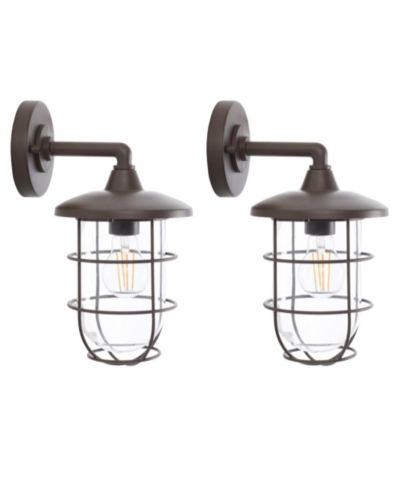 Уличный настенный светильник Safavieh Liese 6.5" Outdoor Wall Sconce