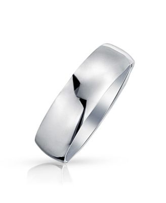 Bling Jewelry Кольцо Promise Band.925 Sterling Silver 7MM