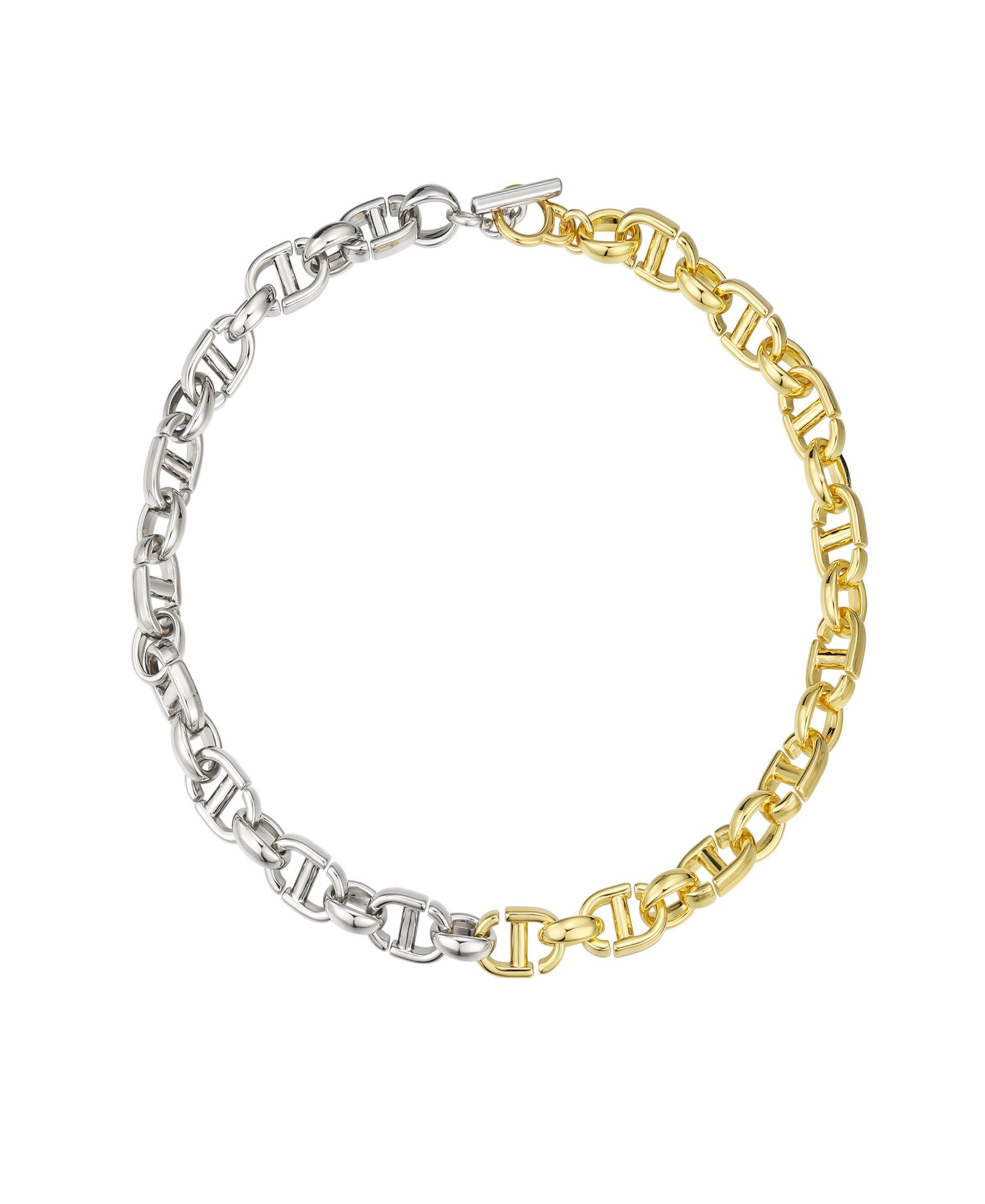 Ожерелье Macy's Two-Tone Chain 14K Gold Plate