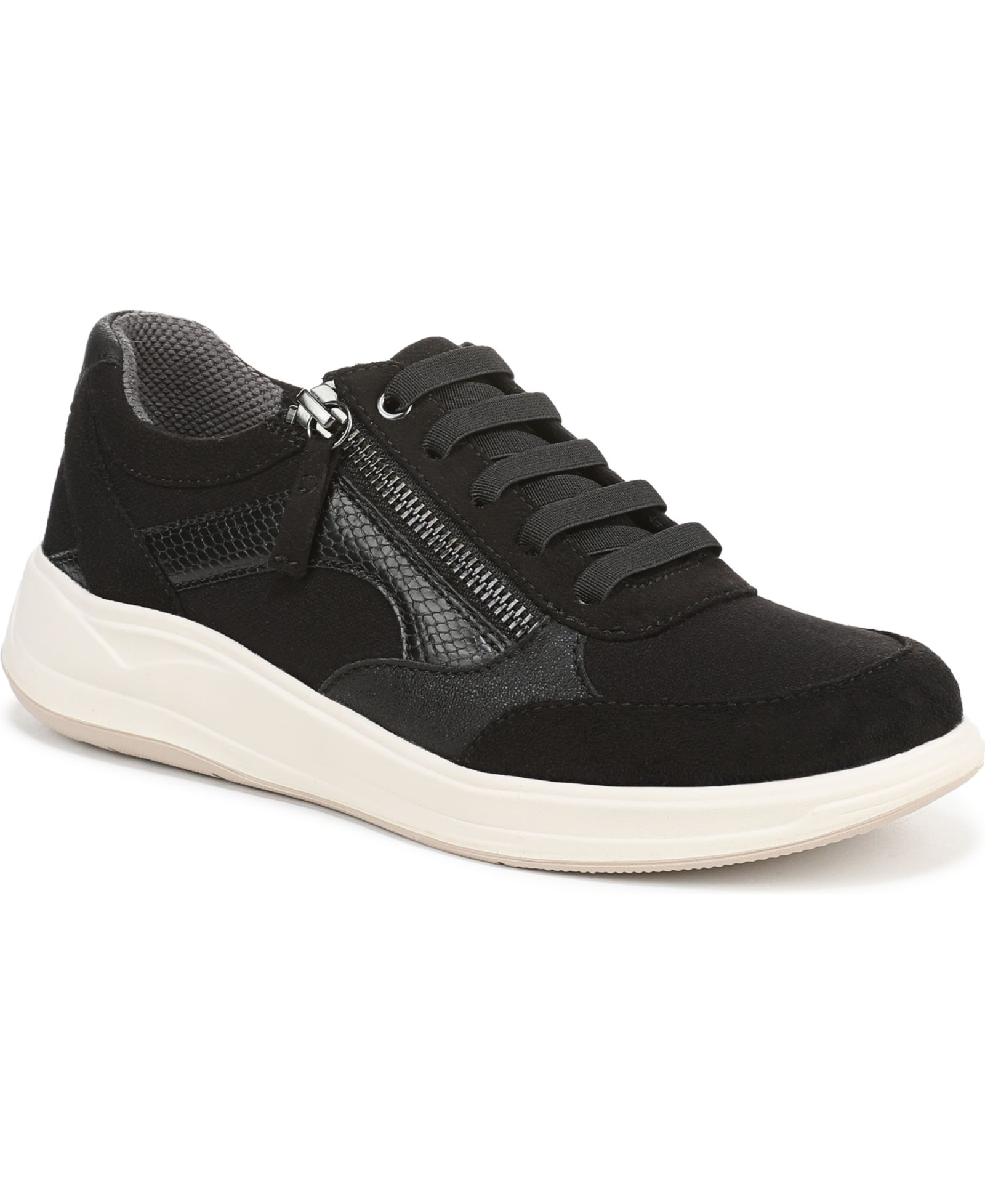 LifeStride Women's Teamplayer Washable Round Toe Slip On Sneakers