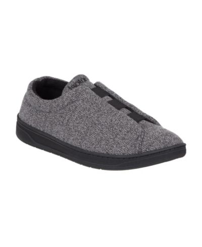 Мужские тапочки Isotoner Heathered Knit Brady Closed Back