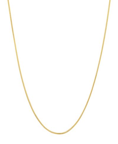 Steeltime Women's 14K Gold Plated Snake Chain Necklace