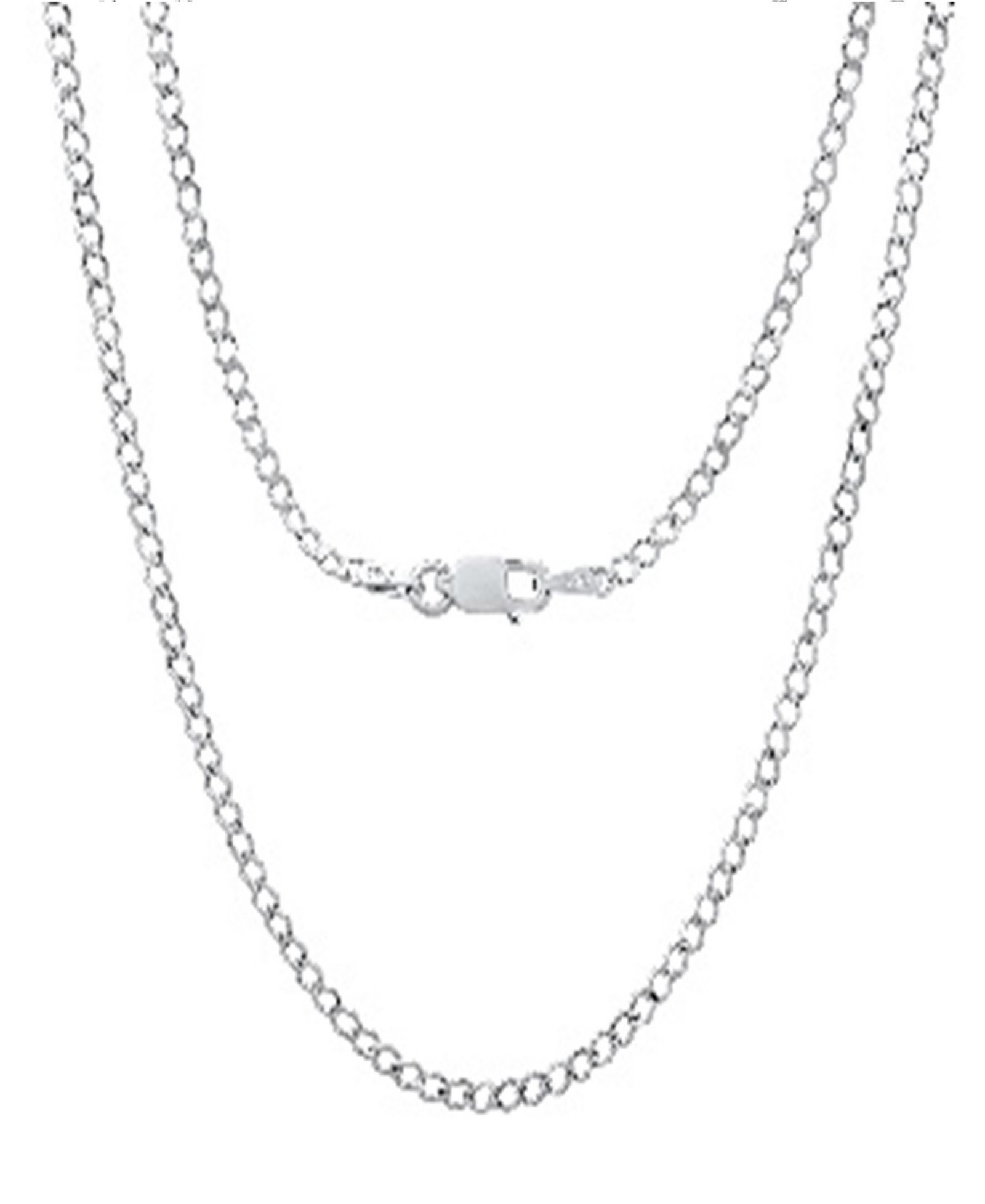 Steeltime Унисекс золотая цепь на шею Box Link 14K Gold Plated