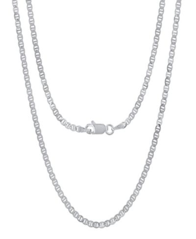 Унисекс ожерелье Steeltime Sterling Silver Mariner Superflat