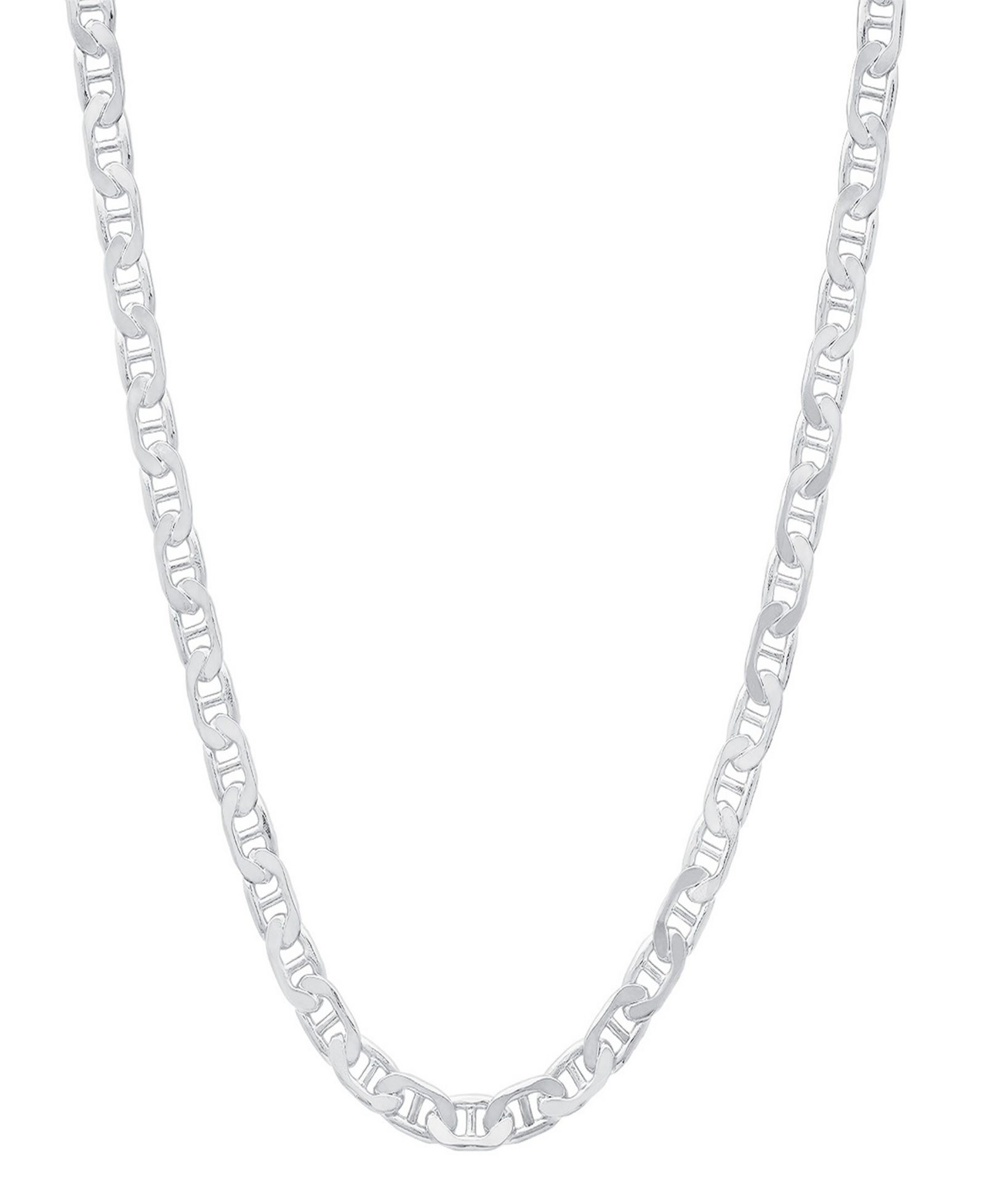 Унисекс ожерелье Steeltime Sterling Silver Mariner Superflat