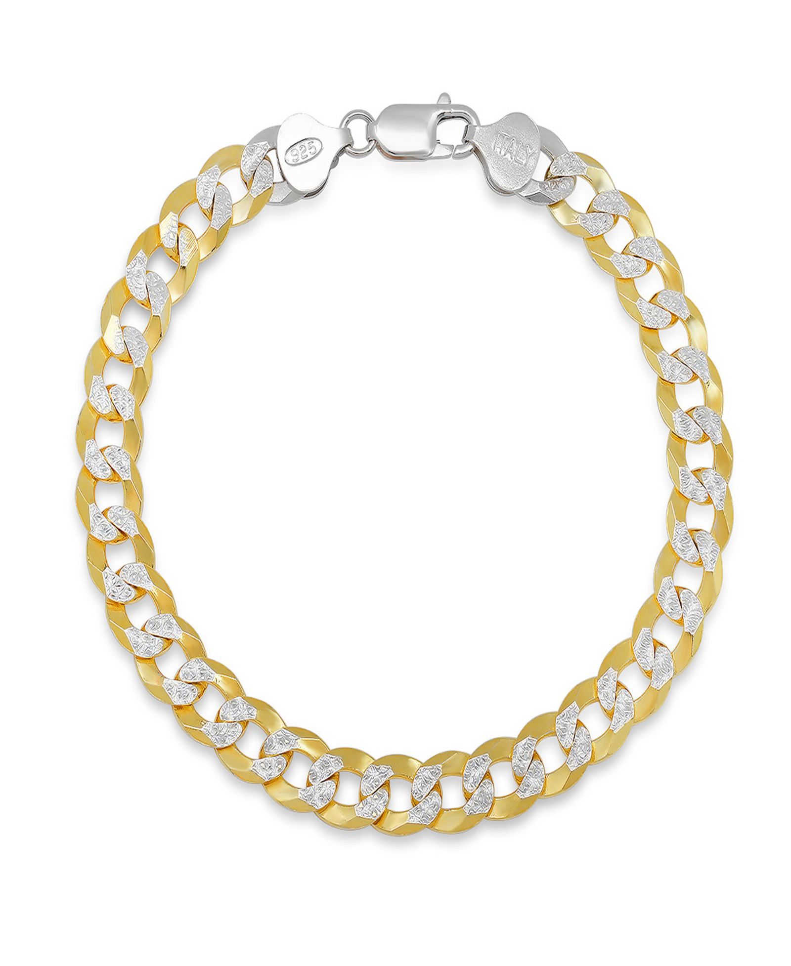 Браслет Steeltime Unisex Two-Tone Sterling Silver и 18K Gold Plated