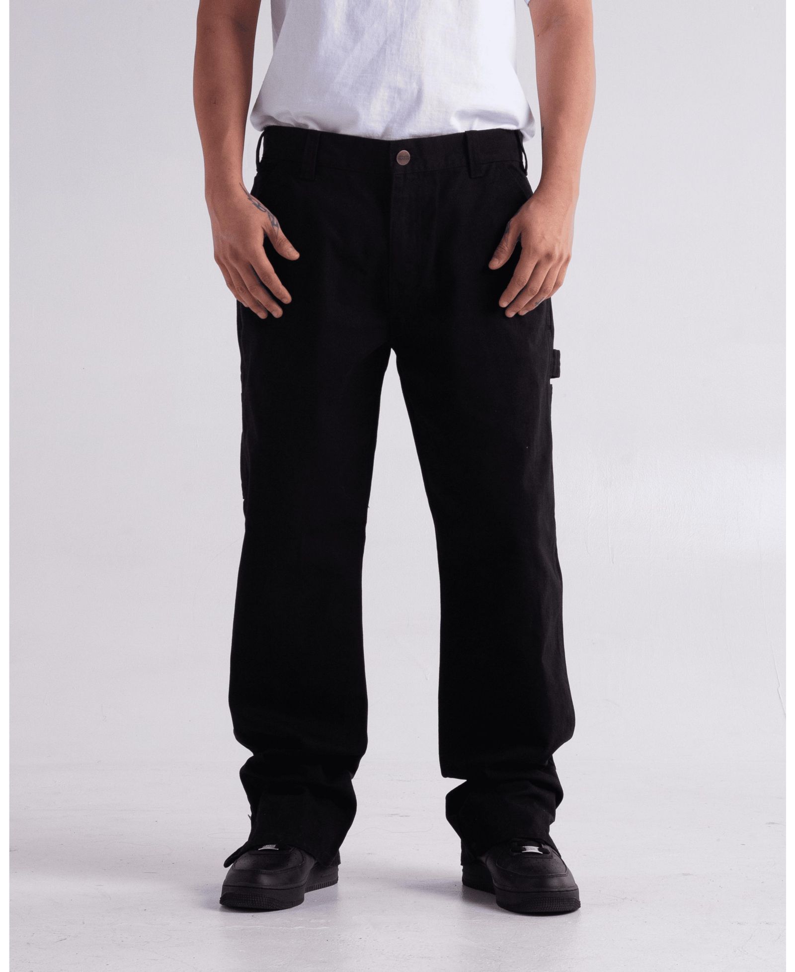 SHAKA WEAR Men's Canvas Carpenter Zip Leg Pants