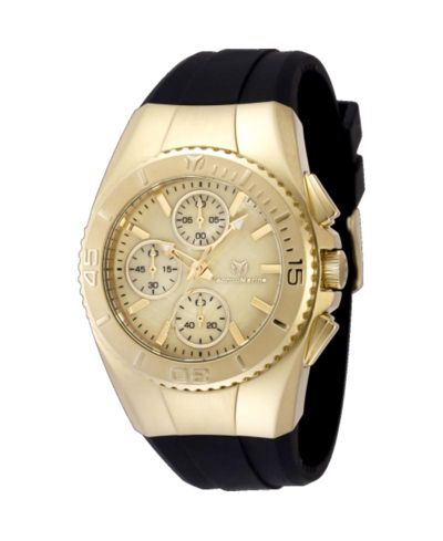 Techomarine Women's TM-124035 Cruise Original Quartz Chronograph Gold Dial Watch