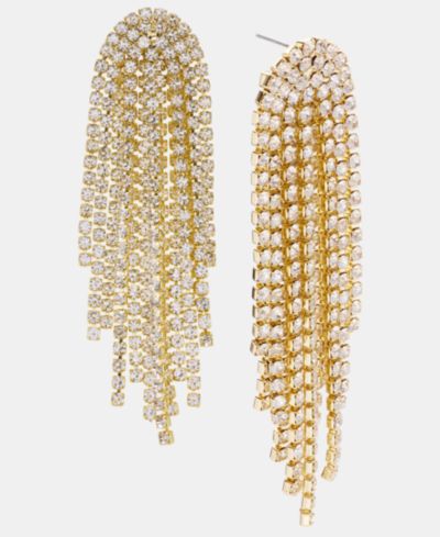 I.N.C. International Concepts Crystal Shaky Chandelier Earrings, серьги-люстры