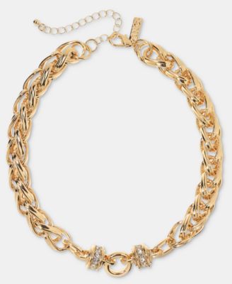 Ожерелье I.N.C. International Concepts с цепочкой из кристаллов, 15-1/2" + 3" удлинитель