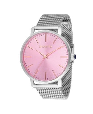 Женские часы Invicta 48843 Angel Quartz 3 Hand Pink Dial