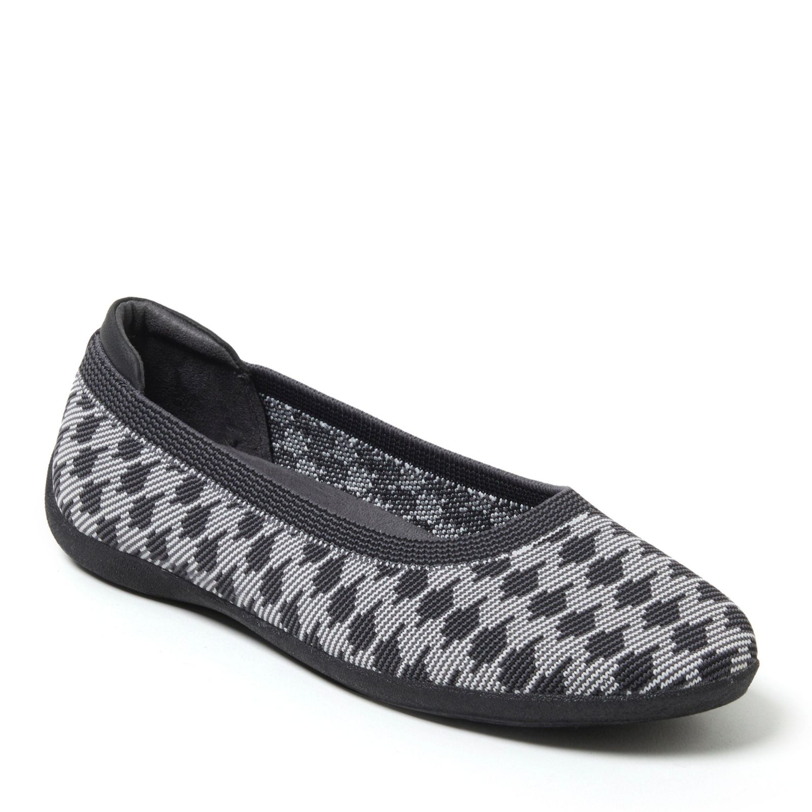 Dearfoams Women's Misty Ballet Flat Lightweight Slip Ons