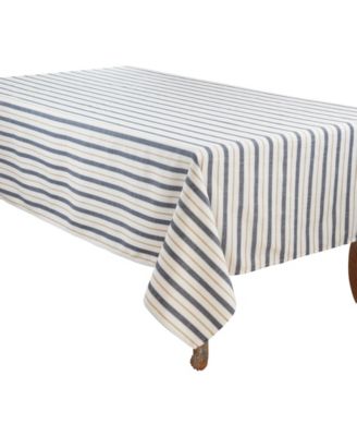 Saro Lifestyle Modern Striped Tablecloth, 65" x 90"